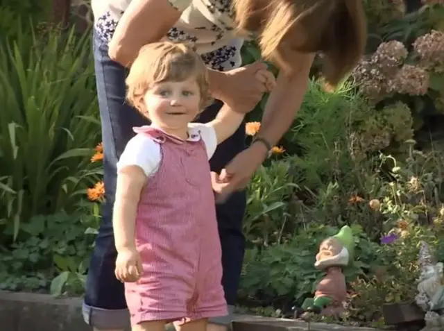 Liz Martin with grandson