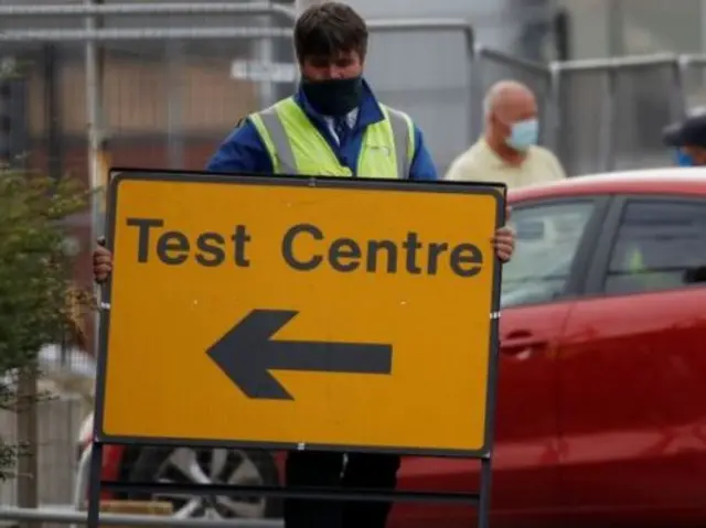 Test centre sign