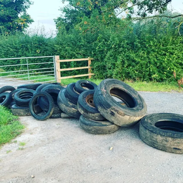 Tyres outside Timmermans