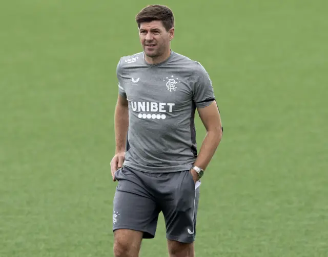 Rangers manager Steven Gerrard