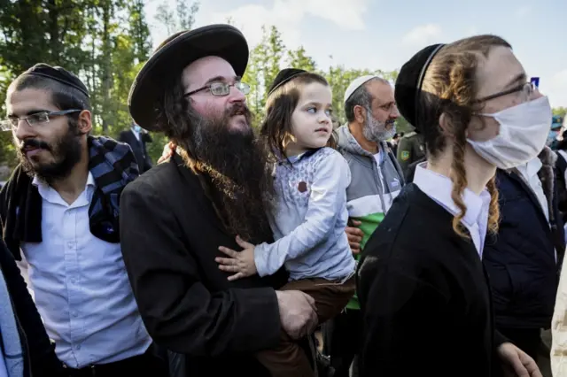 The pilgrims are hoping to mark Jewish New Year in central Ukraine from Friday