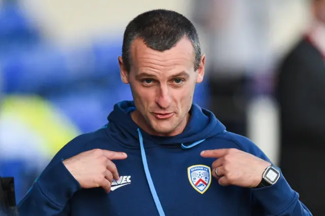 Coleraine manager Oran Kearney