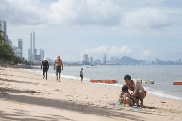 A beach in Thailand