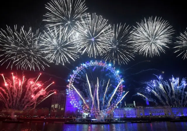 The 2019/20 NYE fireworks