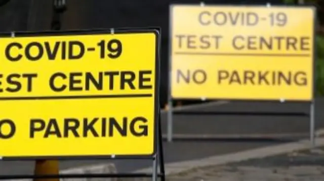 Test site signs