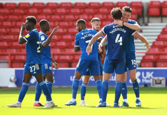 Cardiff celebrate