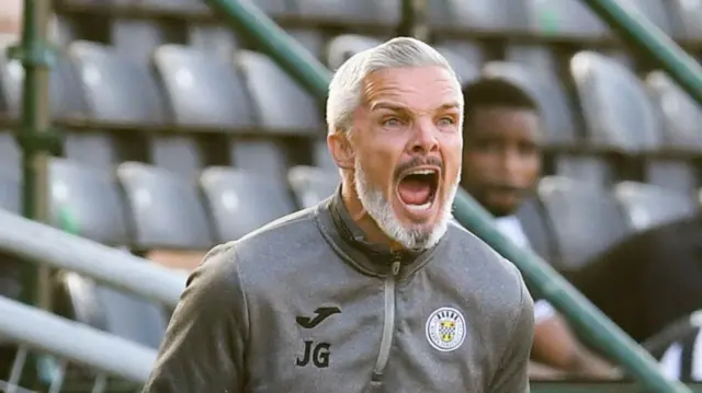 St Mirren manager Jim Goodwin