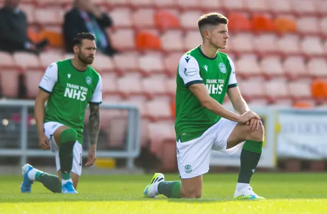 Kevin Nisbet is Hibs' top scorer with four, while Martin Boyle has three