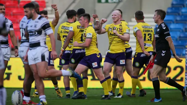 Wigan celebrate