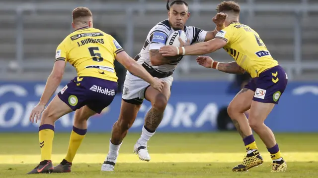 Hull FC's Mahe Fonua in action