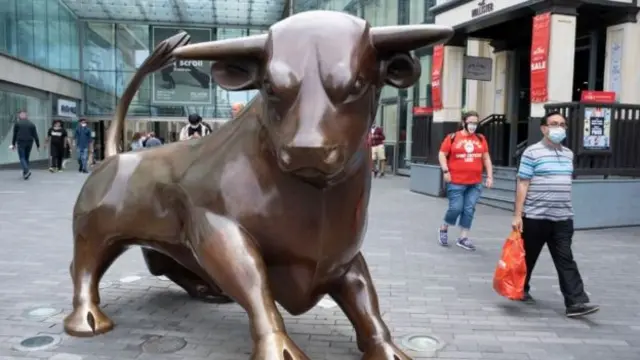 The bull in Birmingham's bullring