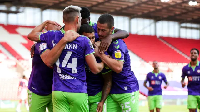 Bristol City celebrate