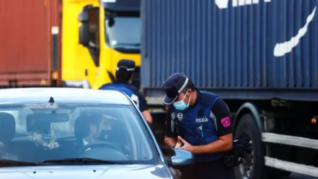 Madrid police doing checks in affected neighbourhoods