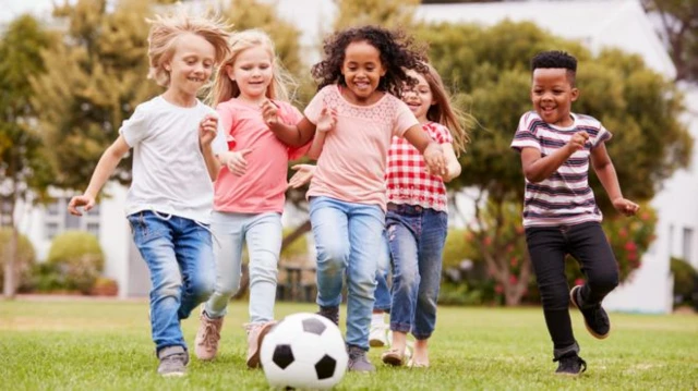 children outdoors