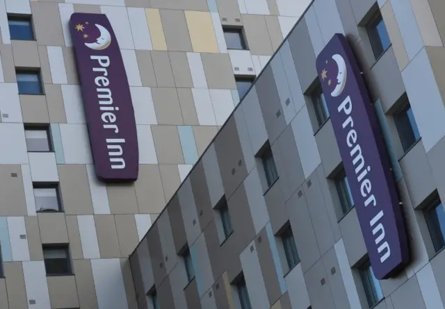 A premier Inn sign