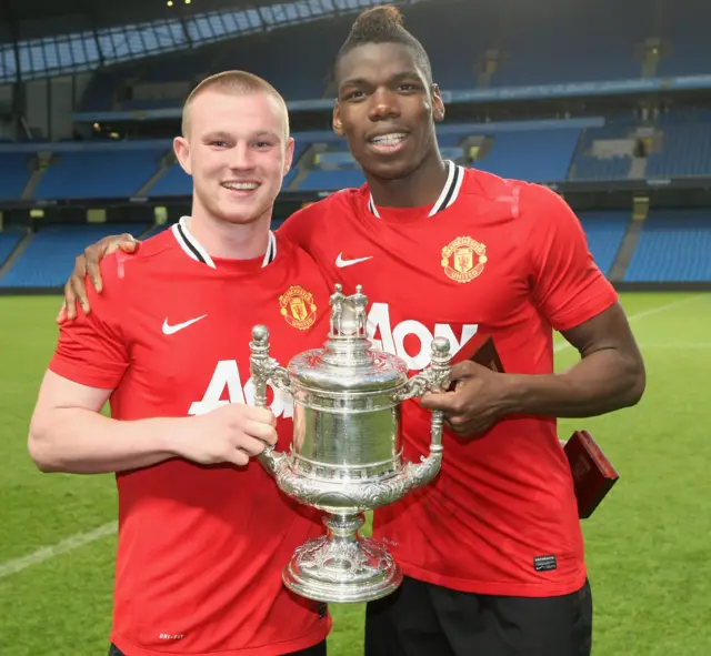 Ryan Tunnicliffe and Paul Pogba