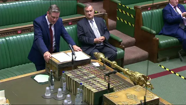 Kier Starmer in the Commons