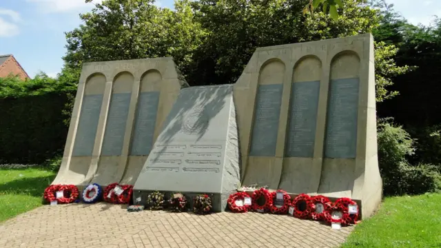 Dambuster memorial, Woodhall Spa