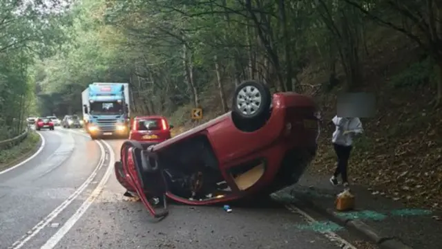 Crash scene