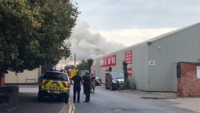 Fire in Nottingham