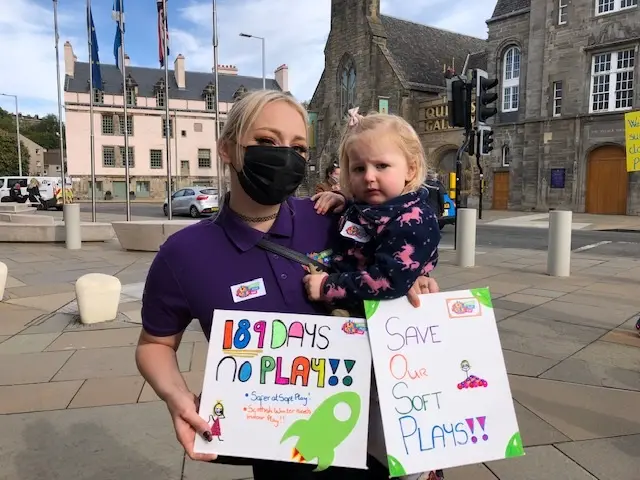 Kirstin Paterson, with daughter Emilia