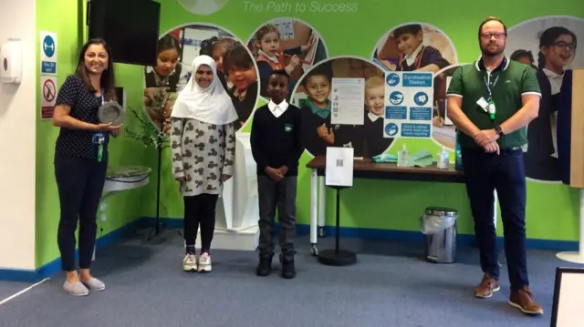 Students and pupils at the school