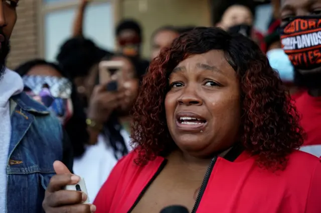 Tamika Palmer, the mother of Breonna Taylor, speaking on 18 September 2020