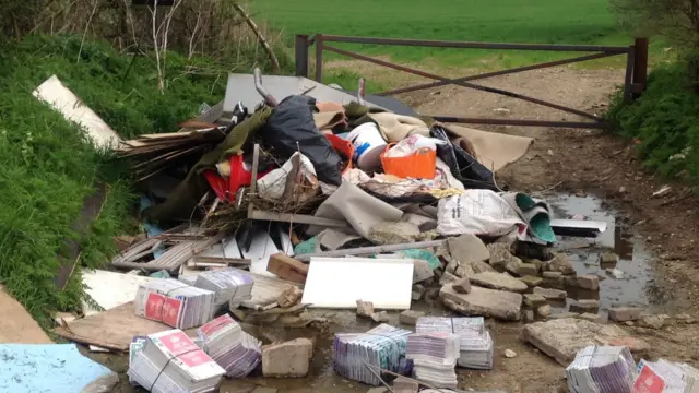 Fly-tip site