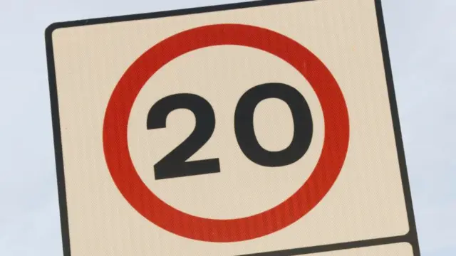 20mph sign