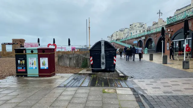 Bins in Brighton