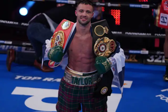 Josh Taylor keeps a hold of his IBF and WBA light-welterweights belts