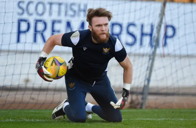 Zander Clark is preferred to Elliot Parish in goals for St Johnstone