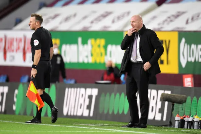 Burnley manager Sean Dyche