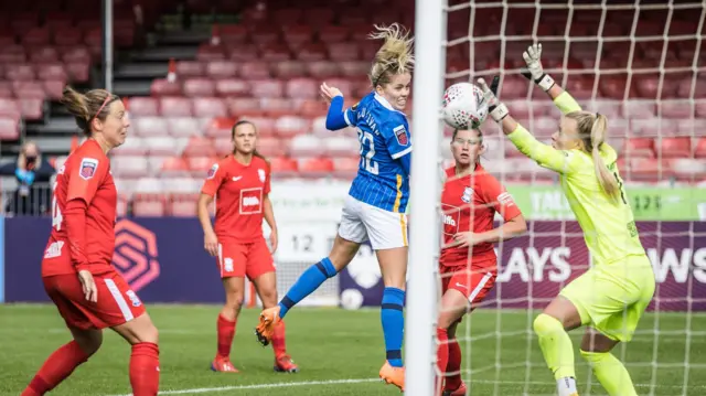 Denise O'Sullivan scores for Brighton