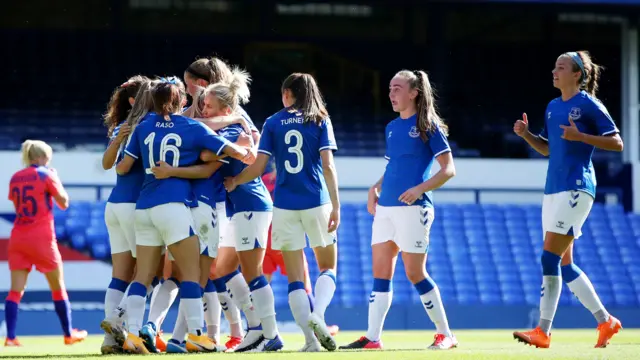 Everton celebrate