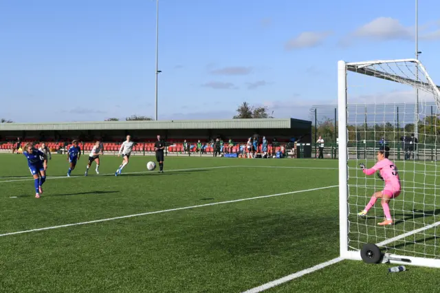 Charlie Devlin scores for Leicester