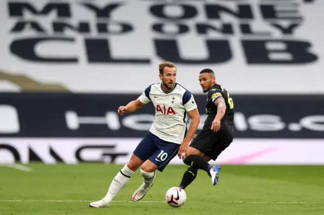 Tottenham's Harry Kane against Newcastle