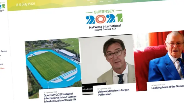 Island Games 2021 website