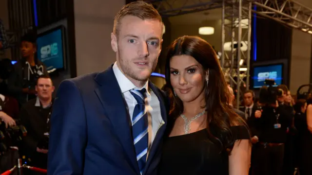 Jamie and Rebekah Vardy