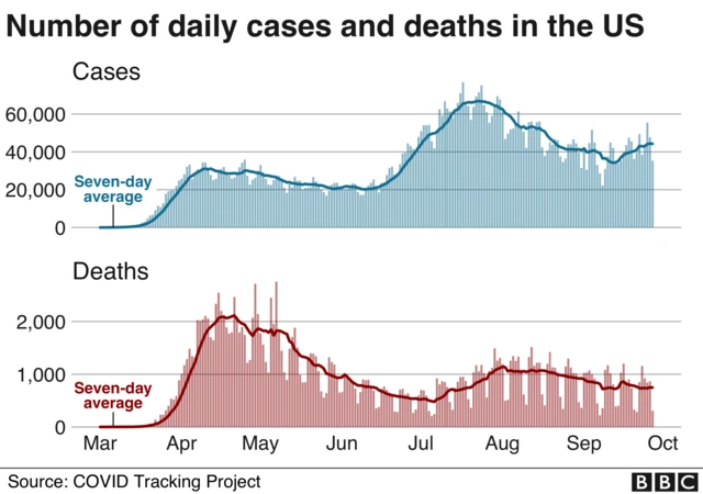 Cases in the US