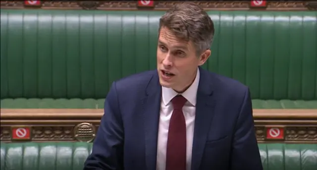 Gavin Williamson in the House of Commons