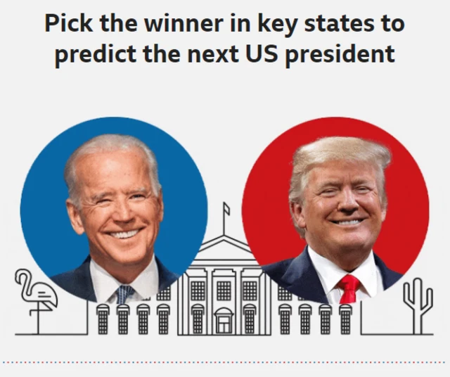 White House hopefuls Joe Biden and Donald Trump