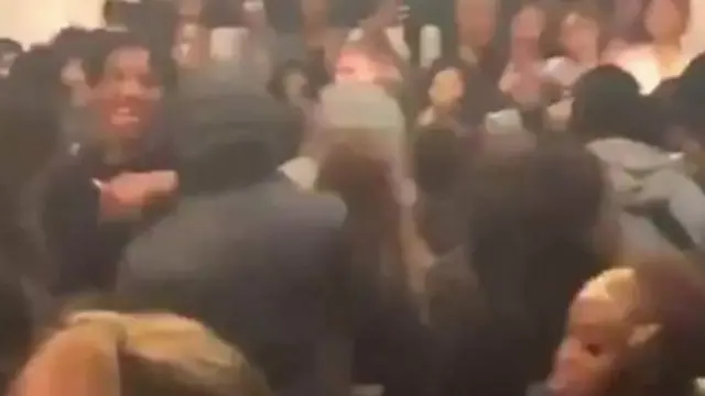 Footage of the incident from social media