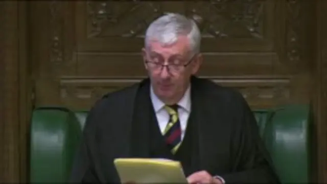 Commons Speaker Lindsay Hoyle