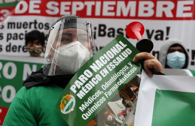 Lima, Peru protest