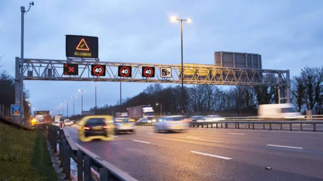 A closed lane