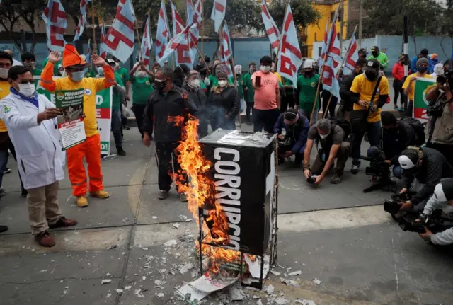 Lima, Peru protest