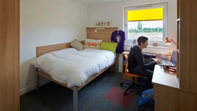 Many students pay universities or private providers for purpose-built accommodation