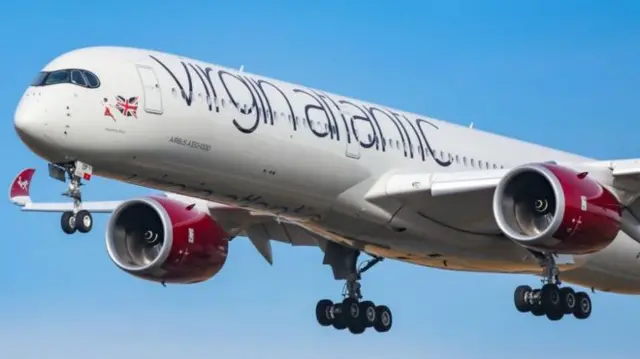 A Virgin Atlantic plane