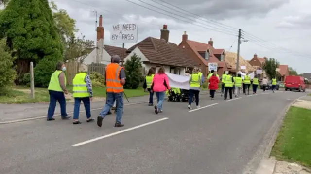 Orby protestors